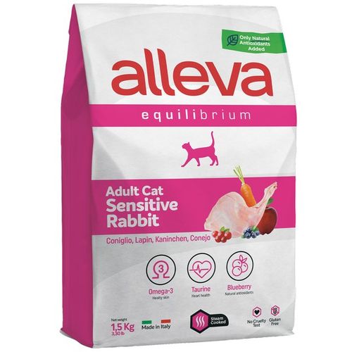 Alleva Equilibrium Cat Adult Sensitive Rabbit 1.5 kg slika 1