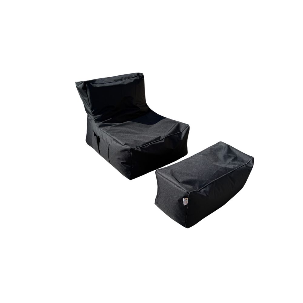 Xxl Sedir - Crni Set Bean Bag-a (2 Komada) slika 4