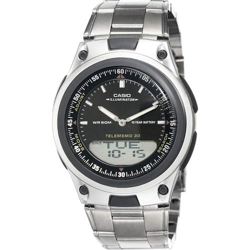 Casio Muški Ručni Sat Crna Srebrna (Ø 40 mm) slika 1