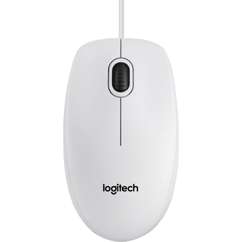 Logitech Miš optički, 800 dpi, 3 tipke, USB - B100 White slika 2