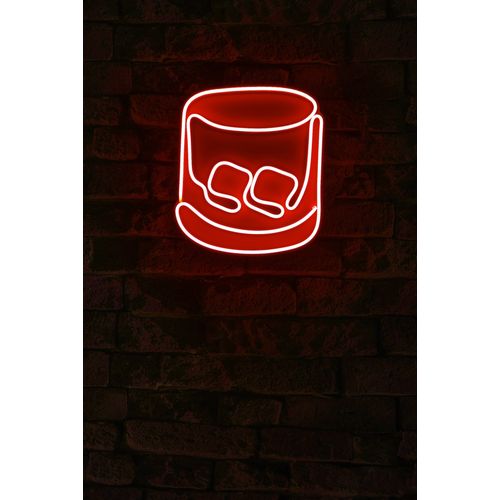Wallity Ukrasna plastična LED rasvjeta, Whiskey Old Fashioned - Red slika 10