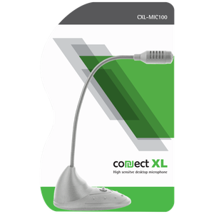 Connect XL Mikrofon za PC sa postoljem, konekcija Jack 3,5mm - CXL-MIC100