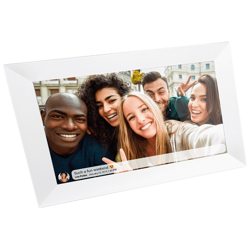 IRRADIO Digitalni foto okvir 10", IPS touch panel, WiFi - DPF-IR10W slika 1