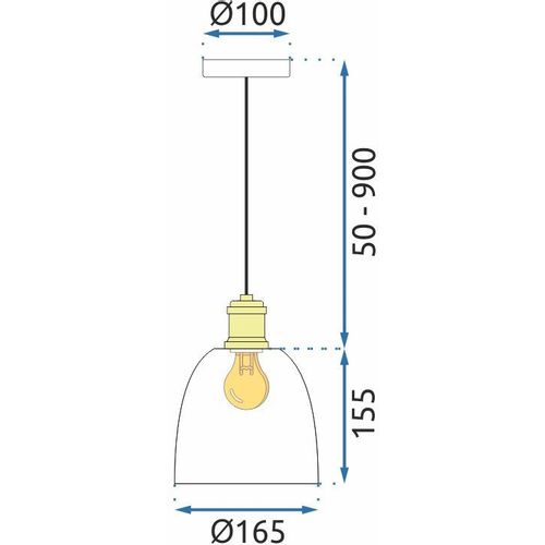 Lampa APP1006-1CP WHITE U slika 4