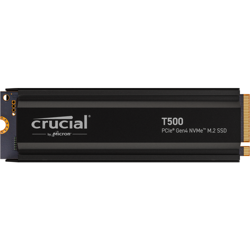 SSD Crucial T500 2TB PCIe Gen4 NVMe M.2, with heatsink, CT2000T500SSD5 slika 1