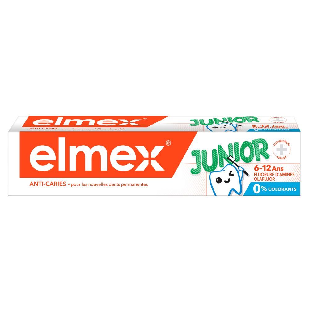Elmex Pasta za zube za djecu Junior 6-12 godina 75ml   slika 1