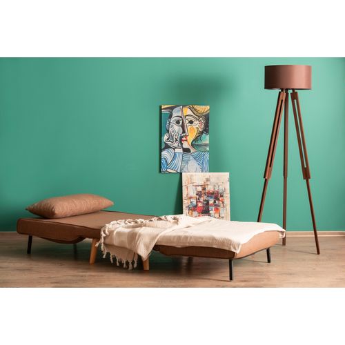 Atelier Del Sofa Fotelja na razvlačenje, Smeđa, Folde Single - Brown slika 4