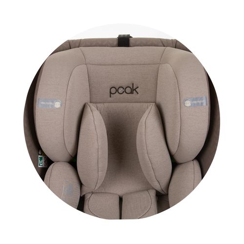 Chipolino autosjedalica I-SIZE 40-150 cm ISOFIX 360 "PEAK" macadamia slika 10