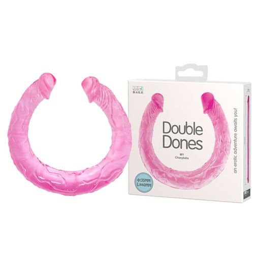 Roze dupli dildo slika 1