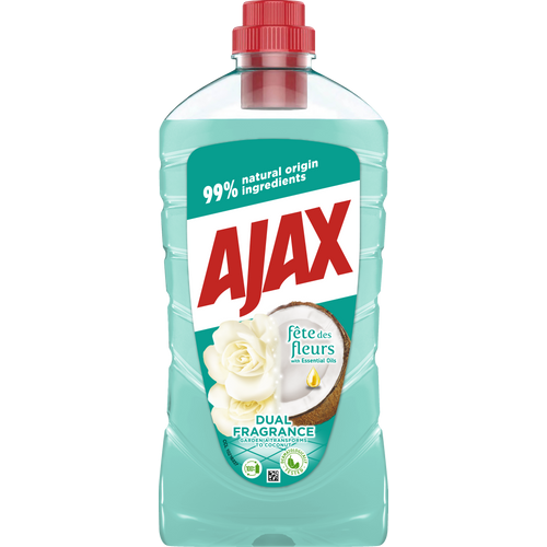 Ajax sredstvo za čišćenje dual fragrance Gardenia Coconut 1000ml slika 1