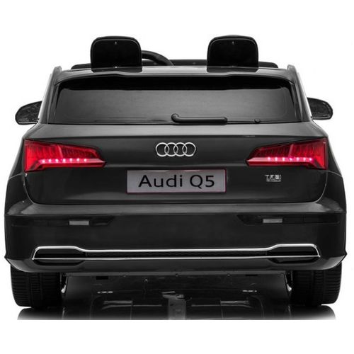 Licencirani Audi Q5 dvosjed crni lakirani - auto na akumulator slika 4