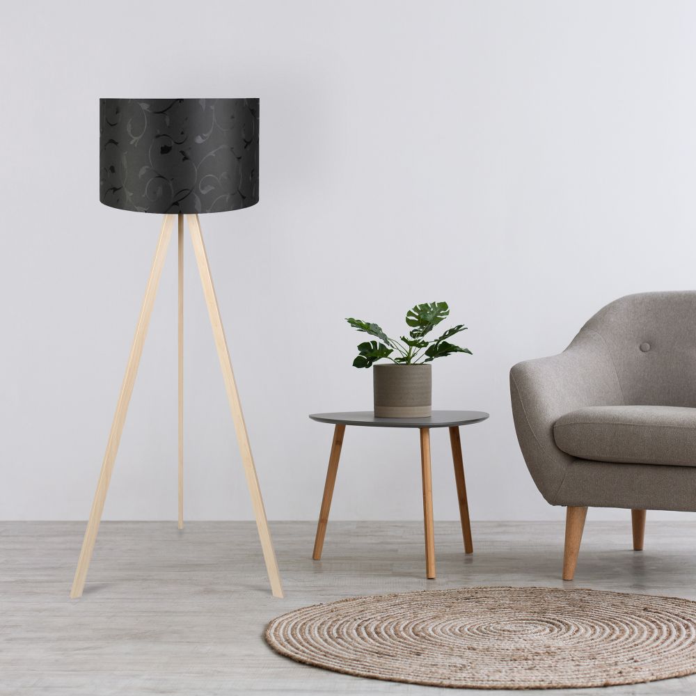 Podna Lampa AYD-1539 - Boje: Crna i Krem slika 1
