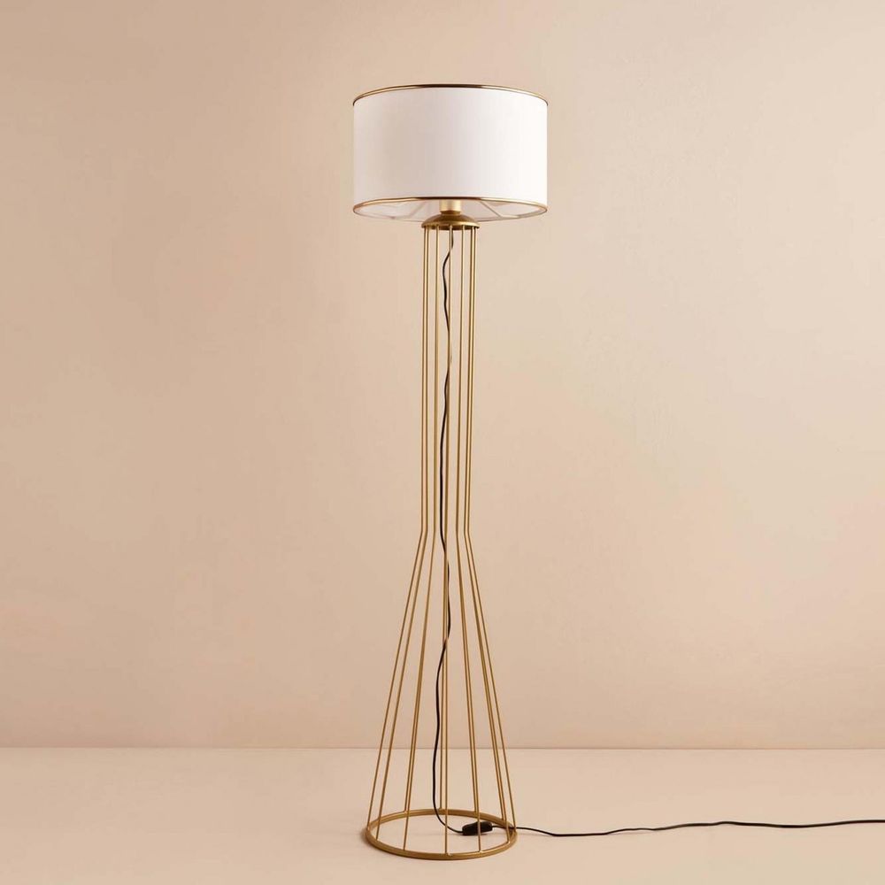 Podna Lampa AYD-3494 - Bijela Zlatna slika 1