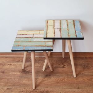 Nesting stolovi 2Shp260 - (2 komada) - boje: višebojni