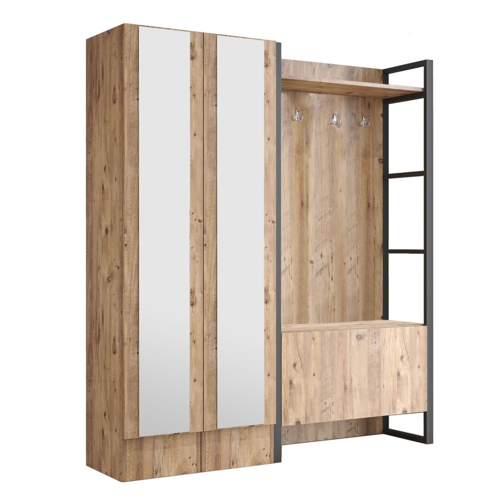 Ml18-A Atlantic Pine Hall Stand slika 5