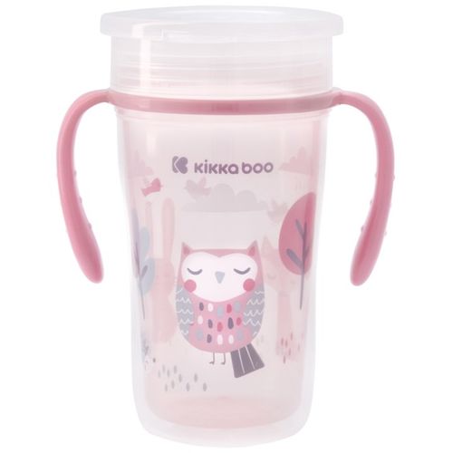 Kikka Boo Nepropusna čaša 360° 300ml, Pink slika 1