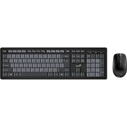 GENIUS Smart KM-8200 Wireless USB YU crna tastatura + miš slika 1