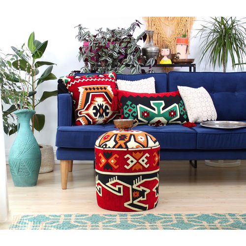 Bozok - Multicolor Multicolor Pouffe slika 3