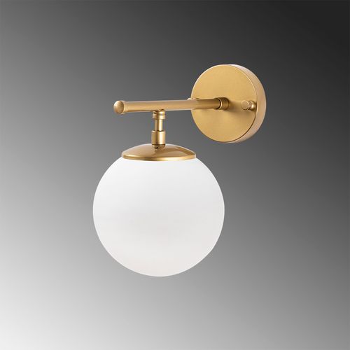 Roe - 10725 Shiny Gold Wall Lamp slika 3