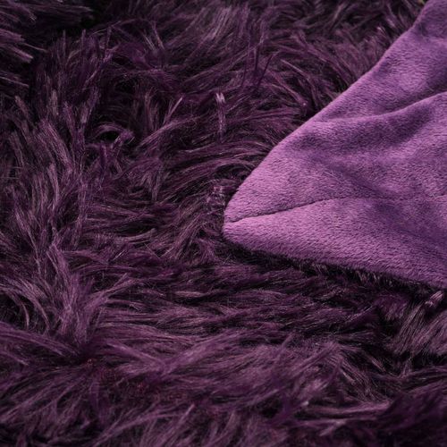 Dekorativni pokrivač Vitapur Fluffy violet 200x200 cm slika 3