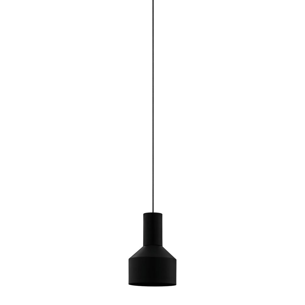 Eglo viseća lampa tb casibare e27 1x40w crno/crno v:1100mm o150mm slika 1