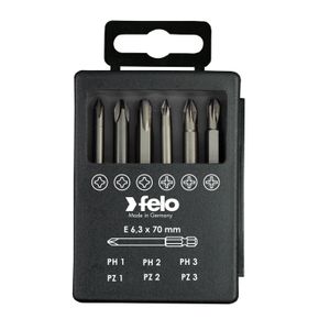 Set bitova Felo Industrial Bit-box Profi 73 mm PH/PZ 03291716 6 kom