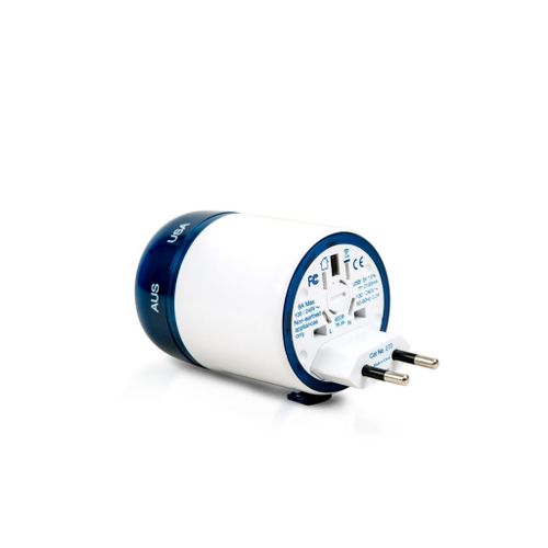 Travel Blue adapter Twist and Side i USB punjač dual Svijet za Europu (270) slika 3