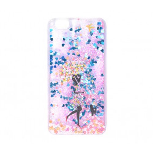Futrola silikonska Liquid Girl za Iphone 7/7S Plus 5.5 roze-plava slika 1