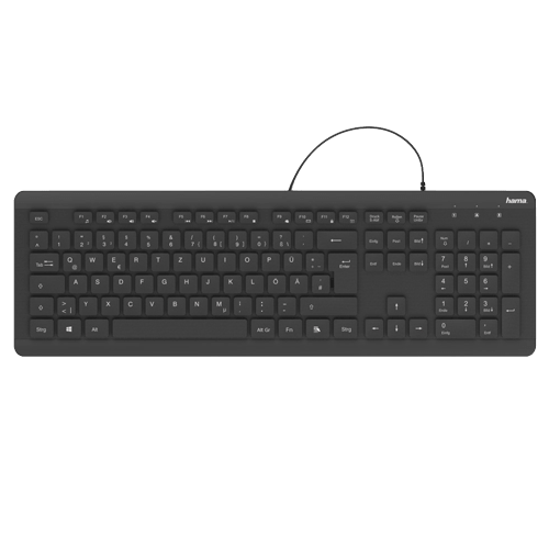 HAMA Žična tastatura KC-600 US (Crna) slika 1