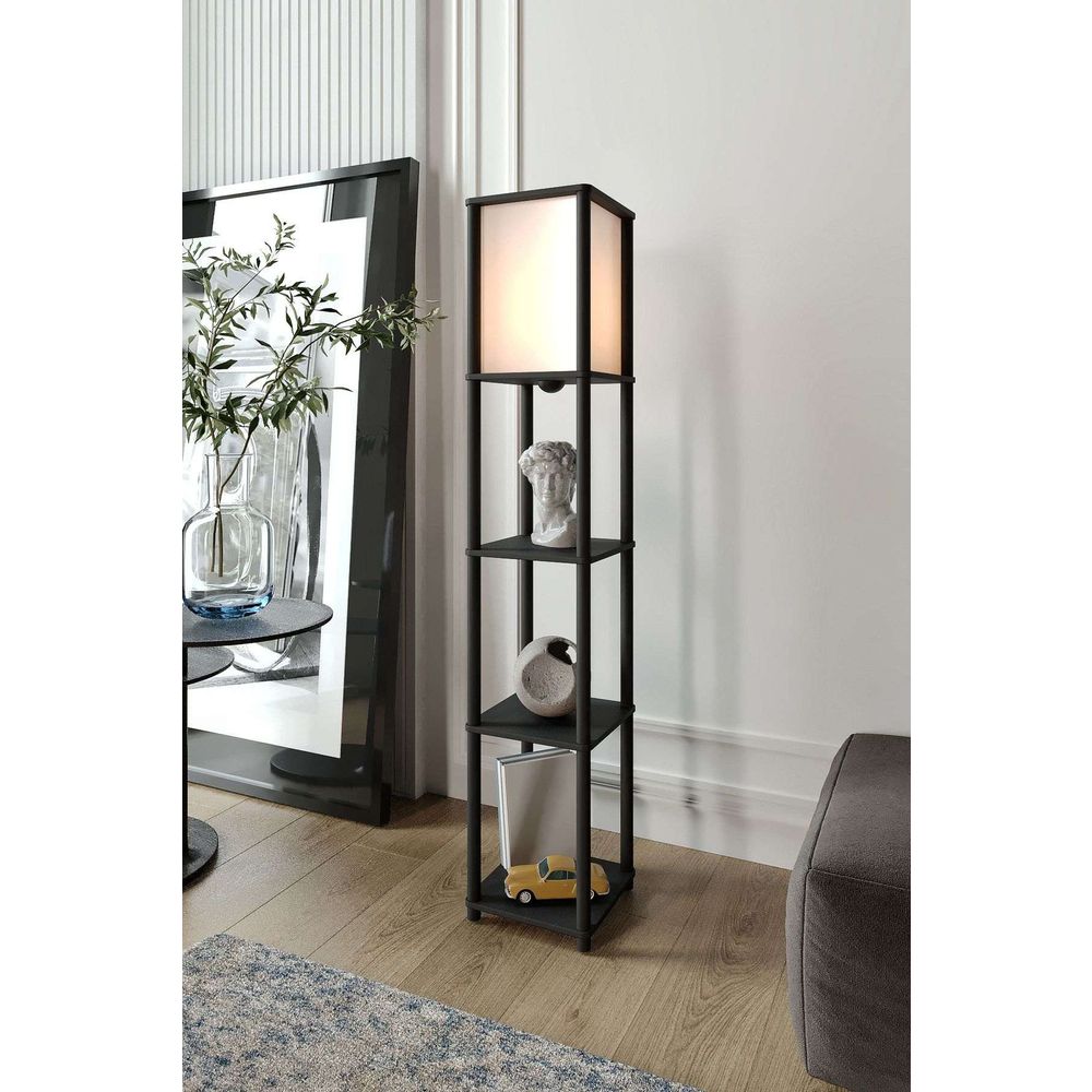Podna Lampa TierShelfLampz1 - Crna slika 1