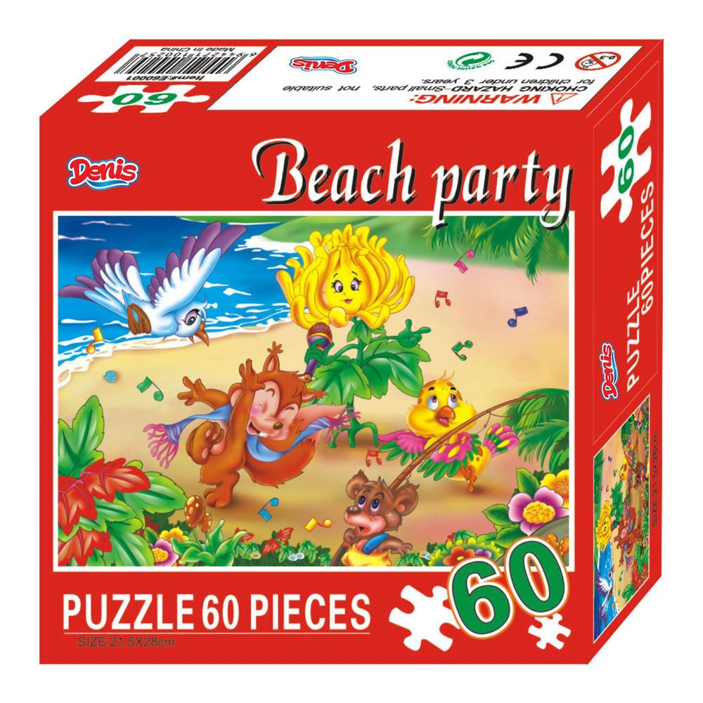 Puzzle / Slagalica Beach party 60 kom slika 1