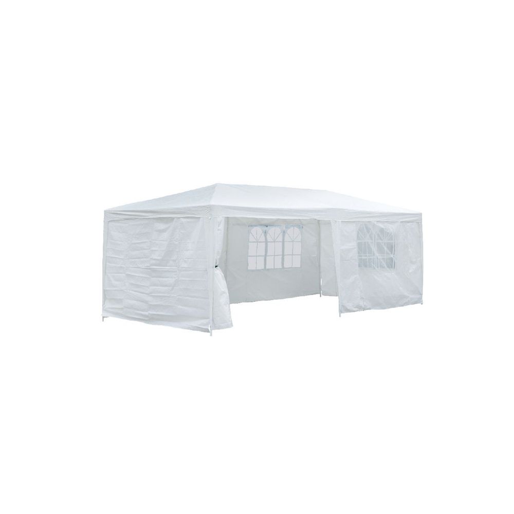 GREEN BAY tenda 3 x 6 sa bočnim stranama – bela slika 1
