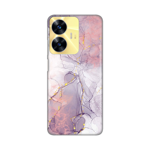 Torbica Silikonska Print za Realme C55 Pink Marble slika 1