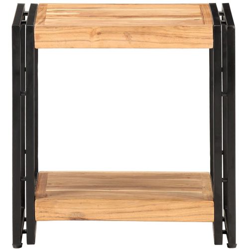 Bočni stolić 40 x 30 x 40 cm od masivnog bagremovog drva slika 47