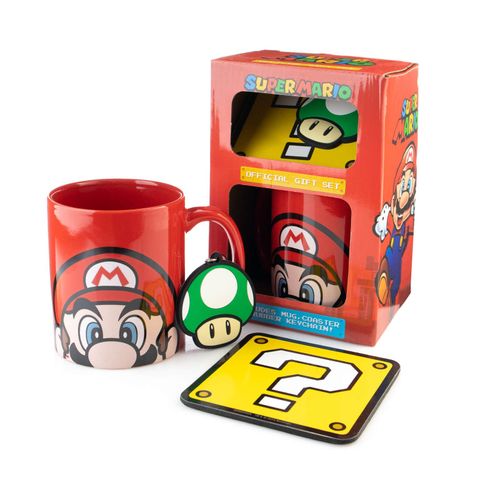 PYRAMID SUPER MARIO (MARIO) MUG COASTER & KEYCHAIN slika 7