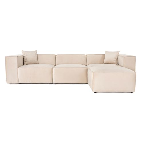 Ugaona Sofa 'Lora' u Krem Boji slika 3