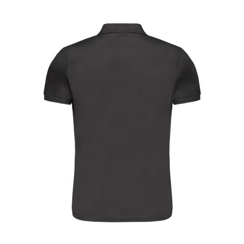 GIAN MARCO VENTURI MEN'S BLACK SHORT SLEEVED POLO SHIRT slika 2