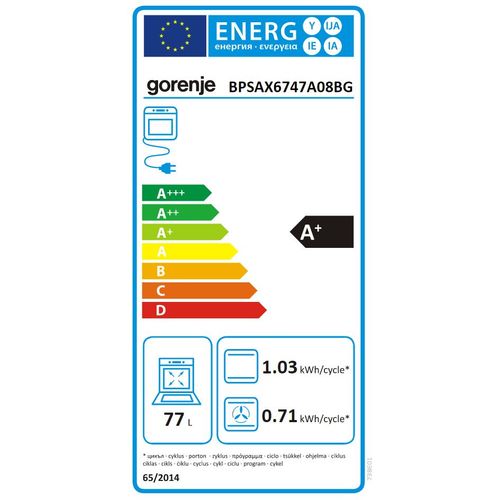 Gorenje BPSAX6747A08BG Ugradna rerna slika 8