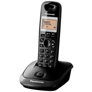 Panasonic telefon bežični, DECT/GAP, 1.4" display, crna boja, KX-TG2511FXT