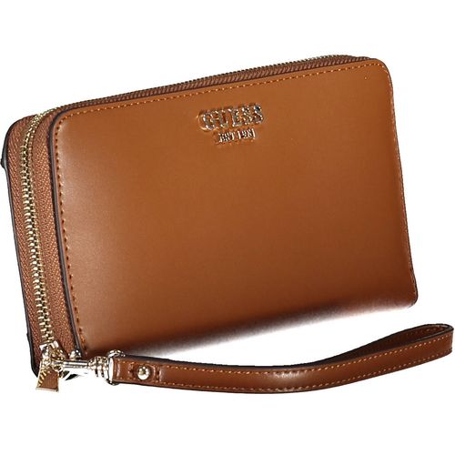 GUESS JEANS WOMEN'S WALLET BROWN slika 3