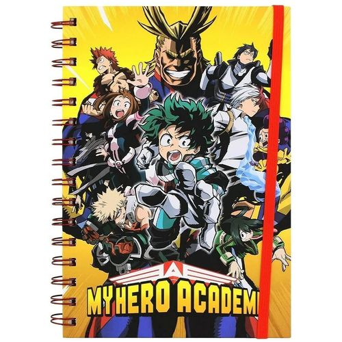 My Hero Academia S1 (Radial Character Burst) A5 Notebook slika 2