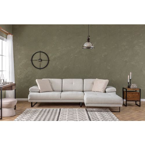 Atelier Del Sofa Kutna garnitura, Bež, Mustang Large Right - Beige slika 1