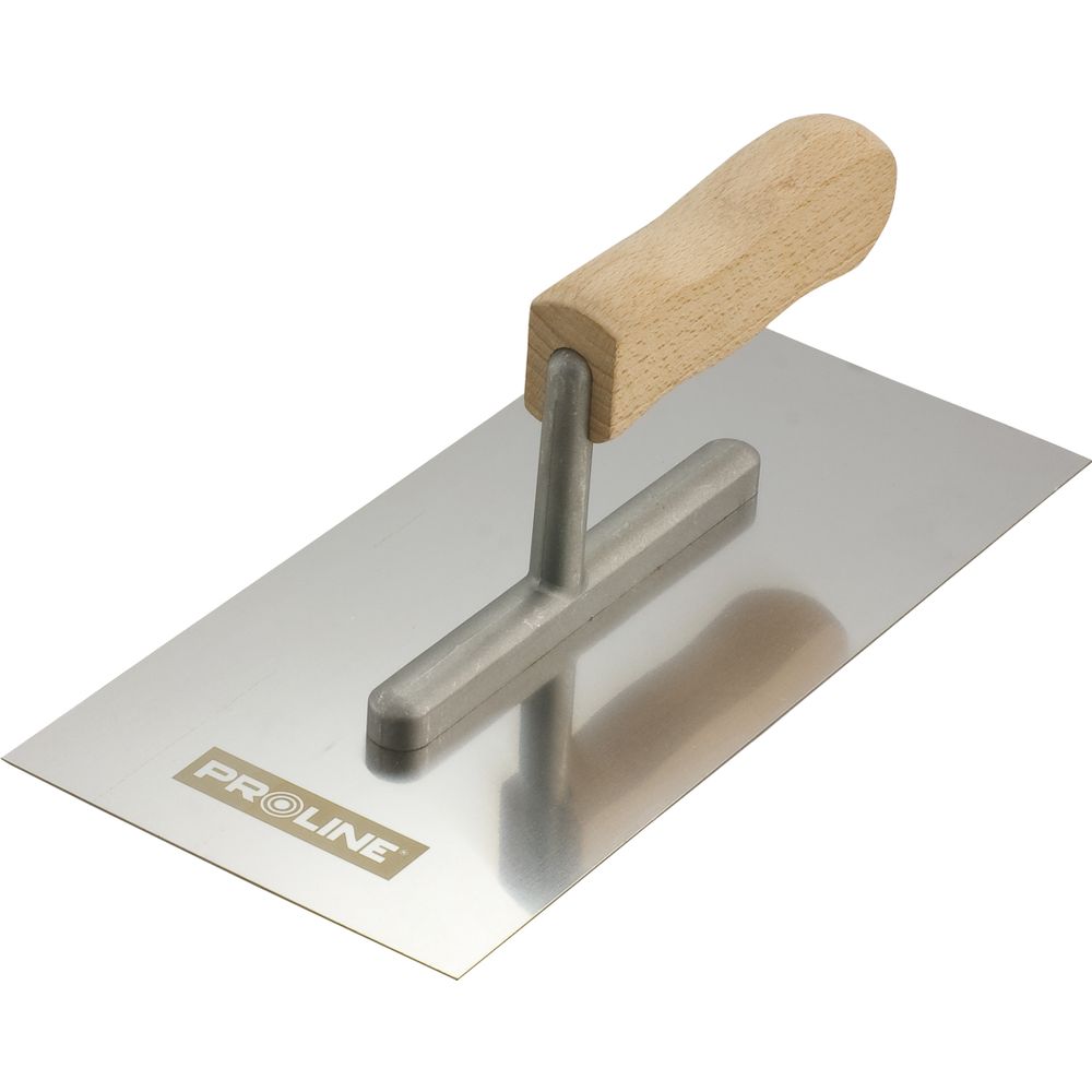 GLEDARICA OD NEHRĐAJUĆEG ČELIKA 270*130MM DRVENA R  61530 slika 1