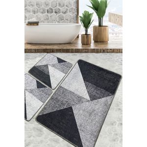 Set Kupatilskih Prostirki Phell v2 Grey (3 komada)