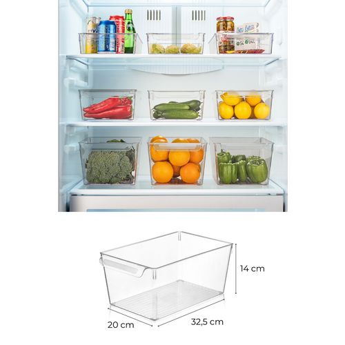 Hermia Concept Set organizatora hladnjaka (3 komada), Transparentno, 728 slika 2