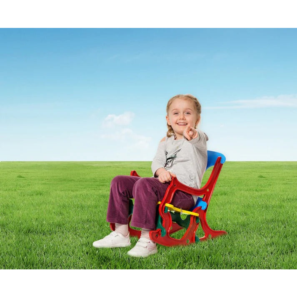 Kinder Home Dječija stolica na ljuljanje Toni, Žuta slika 9