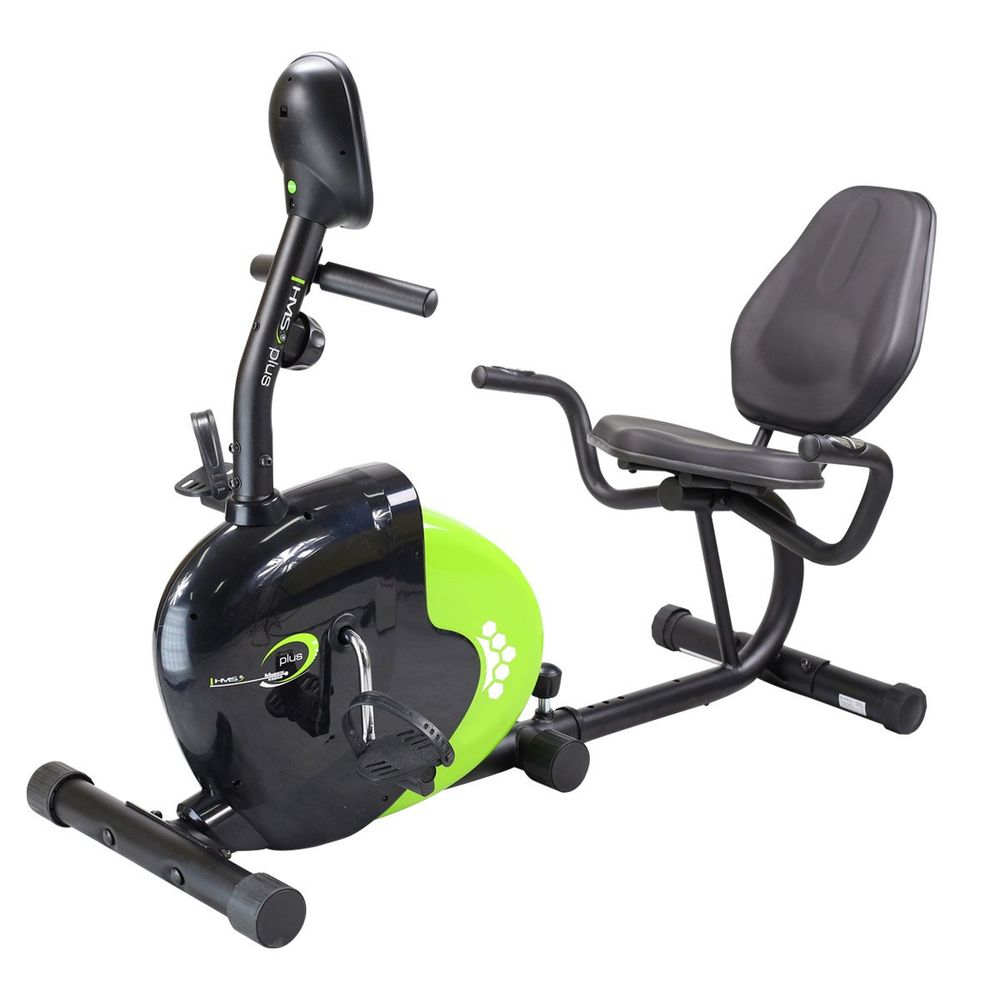 R9259 plus ležeći magnetski stacijski bicikl hms (crno-zeleni) slika 5