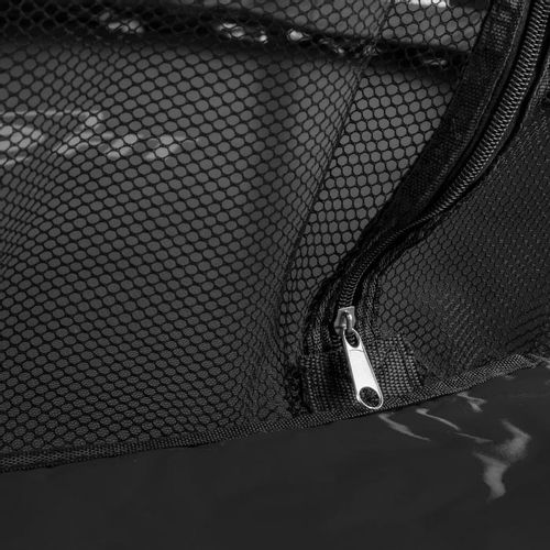 KLARFIT ROCKETKID, Crni, 140 cm, trampolin, sigurnosna mreža, bungee opruge slika 6