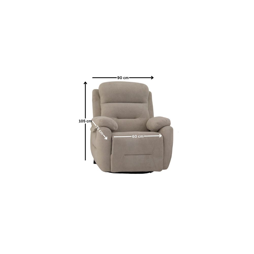 Električni Relax Fotelja Comfort - Boja: Krem slika 10