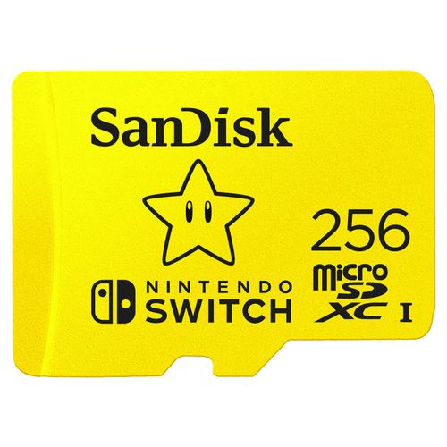 SanDisk microSDXC kartica za Nintendo Switch 256GB, brzina čitanja do 100MB/s, pisanja 60MB/s, U3, C10, A1, UHS-1 slika 1